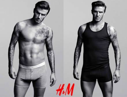 David Beckham si mette a nudo