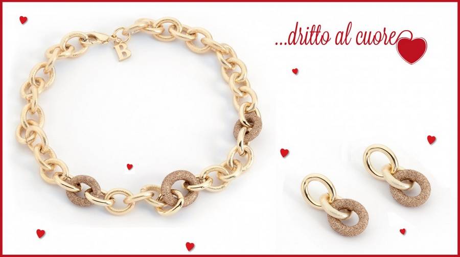 Linea Mediterranea Boccadamo Jewels; Collana (XGR002DGIA - € 120,00) Orecchini (XOR002DGIA - € 45,00)